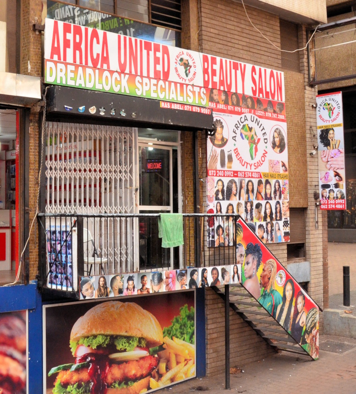 Photo of a small beauty saloon in Braamfontein, South Africa